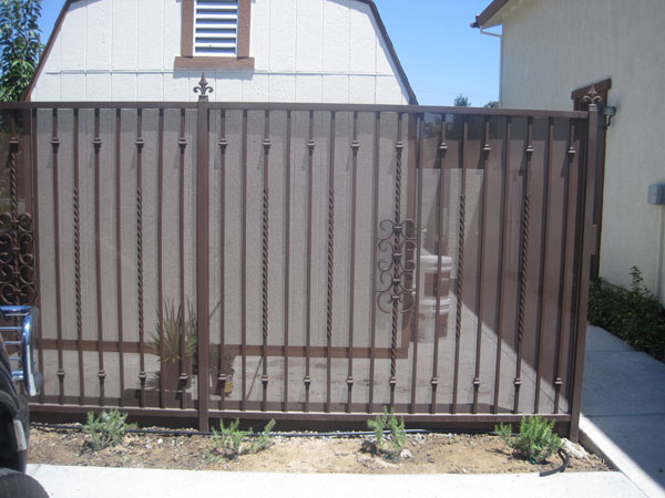 Wrought Iron Yard Fence San Diego