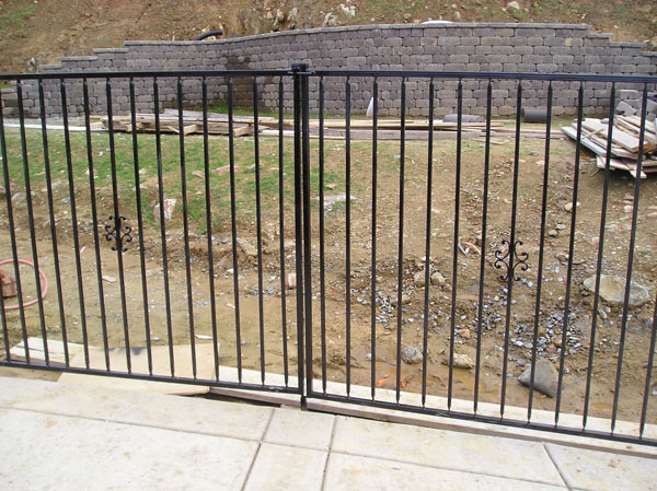 Residential Wrought Iron Fence San Diego